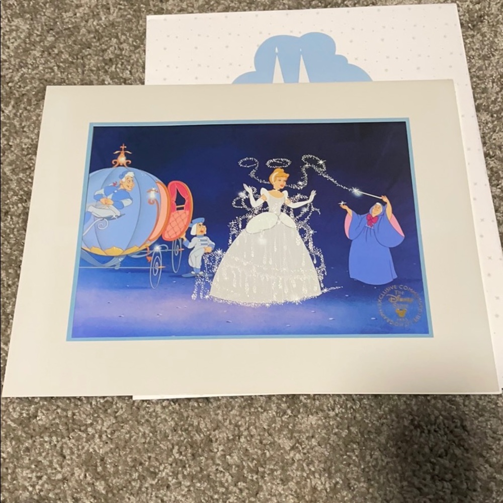 Disney Cinderella lithograph